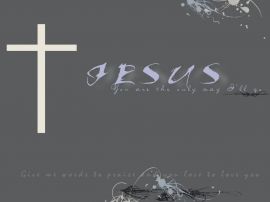 Jesus - the only way christian wallpaper, christian background
