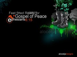 Ephesians 6:15 christian wallpaper, christian background