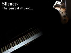 Silence - the purest music christian wallpaper, christian background