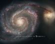Details for the 'Whirlpool Galaxy' free image, background, wallpaper