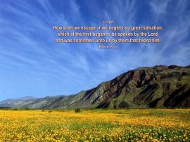 Hebrews 2:3 christian wallpaper, christian background