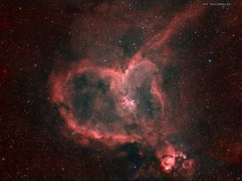 Heart Nebula christian wallpaper, christian background