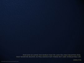 John 3:16 - Blue christian wallpaper, christian background
