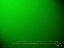 John 3:16 - Green christian wallpaper, christian background