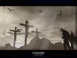 Luke 23:44-48 - Calvary christian wallpaper, christian background