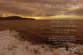 Matthew 6:9-12 christian wallpaper, christian background