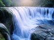 Details for the 'Illuminated Waterfall' free image, background, wallpaper