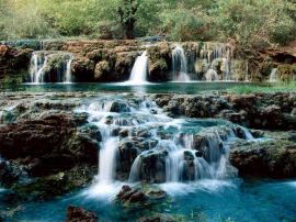 Rock and water christian wallpaper, christian background