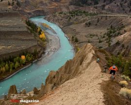 Bike and river christian wallpaper, christian background