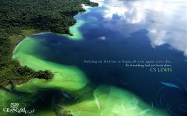 C S Lewis and Nature christian wallpaper, christian background