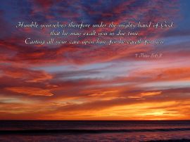 1 Peter 5:6-7 christian wallpaper, christian background