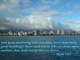 Mark 13:2 christian wallpaper, christian background