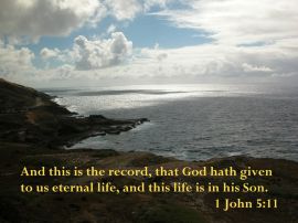 1 John 5:11 christian wallpaper, christian background