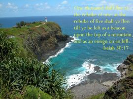 Isaiah 30:17 christian wallpaper, christian background