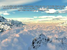 Galatians 2:20 christian wallpaper, christian background