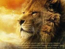 Aslan and Bible christian wallpaper, christian background