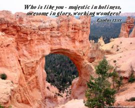 Exodus 15:11 christian wallpaper, christian background