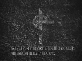 Cross and stone christian wallpaper, christian background