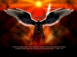 Luke 1:19 christian wallpaper, christian background