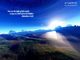 The Light of the world christian wallpaper, christian background