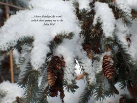 John 17:4 christian wallpaper, christian background