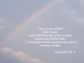 Genesis 9:13 & 15 christian wallpaper, christian background