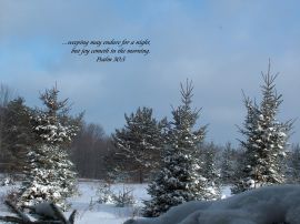 Psalm 30:5 christian wallpaper, christian background
