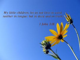 1 John 3:18 christian wallpaper, christian background