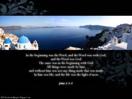 John 1:1-4 christian wallpaper, christian background