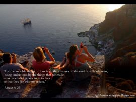 Romans 1:20 christian wallpaper, christian background