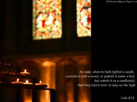 Luke 8:16 christian wallpaper, christian background