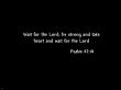 Details for the 'Psalm 27: 14' free image, background, wallpaper