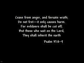 Psalm 37 8-9 christian wallpaper, christian background