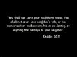 Details for the 'Exodus 20: 17' free image, background, wallpaper