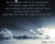 Details for the 'John 1:3-4' free image, background, wallpaper
