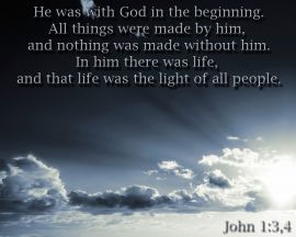 John 1:3-4 christian wallpaper, christian background