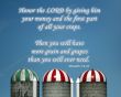 Details for the 'Proverbs 3:9-10' free image, background, wallpaper