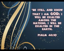 Psalm 46:10 christian wallpaper, christian background