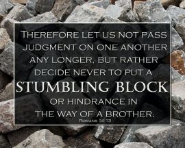 Romans 14:13 christian wallpaper, christian background
