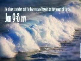 Job 9:8 christian wallpaper, christian background