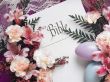 Details for the 'Holy Bible and Flowers' free image, background, wallpaper