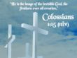 Details for the 'Colossians 1:15' free image, background, wallpaper
