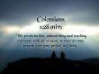 Details for the 'Colossians 1:28' free image, background, wallpaper
