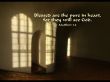 Details for the 'Matthew 5:8' free image, background, wallpaper