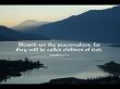 Details for the 'Matthew 5:9' free image, background, wallpaper