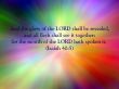 Details for the 'Isaiah 40:5' free image, background, wallpaper