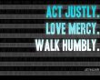 Details for the 'Act justly' free image, background, wallpaper