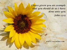 John 13:15 christian wallpaper, christian background