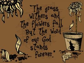 Isaiah 40:8 christian wallpaper, christian background
