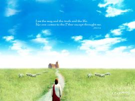 Details for 'I am the Way 'christian wallpaper, christian background